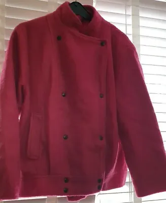 Buy 12 /10 RETRO Jacket Pink 80s Collar Top Festival Dress  • 8.98£