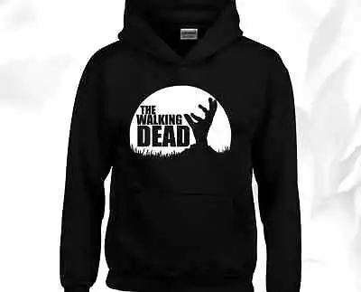 Buy Walking Dead Hand Hoody Hoodie Black Mens Zombies Daryl Dixon Rick Michonne  • 16.99£