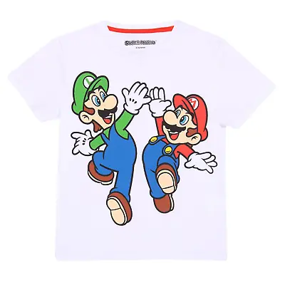 Buy Nintendo Super Mario Mario And Luigi Kids T-Shirt • 14.99£