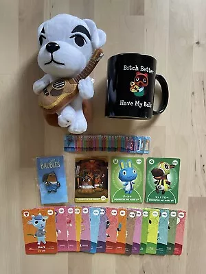 Buy Animal Crossing Merch Lot Series 5 Amiibo Cards K.K Slider Plush Tom Nook Mug L1 • 37.80£