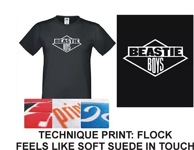 Buy T-shirts BEASTIE BOYS,  Hand-Made, Black, Music, Gift, Present, Brand New, Logo • 11.99£