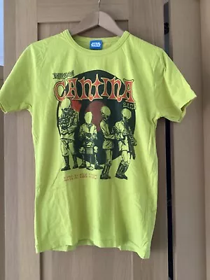 Buy Vintage Star Wars Cabtina Band T-shirt Yellow Size S • 9.99£
