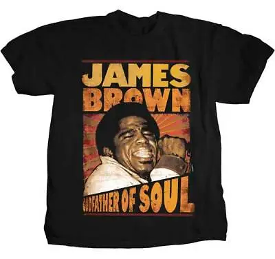 Buy JAMES BROWN - Godfather Of Soul - T-shirt - NEW - LARGE ONLY • 25.28£