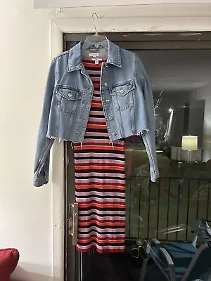 Buy Women’s Half Jean Jacket Nordstrom Top Shop Size 8 Compliments Dresses, Etc • 61.71£
