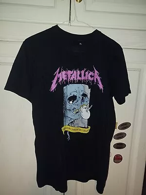 Buy Metallica Women's European Summer Vaction Black T-Shirt Size Medium • 9.99£