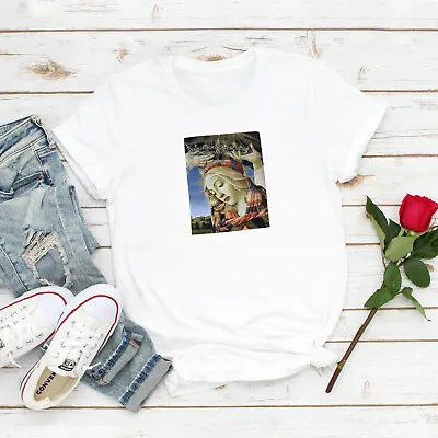 Buy Angel T Shirt Madonna Botticelli Art Aesthetic Grunge Alternative Womens Men Tee • 14.99£