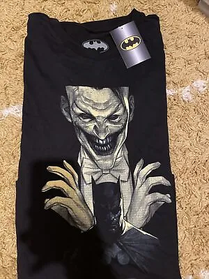 Buy Batman And Joker Mens T-shirt Large New With Tags Official • 11.99£