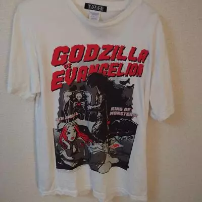 Buy Anime Mixed T-shirt Earth Defense Force Secret Base Evangelion Godzilla M Size • 149.64£
