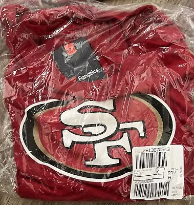 Buy NFL Team Apparel Women’s Short Sleeve T-shirt SF 49ers Size Large NWT • 19.27£