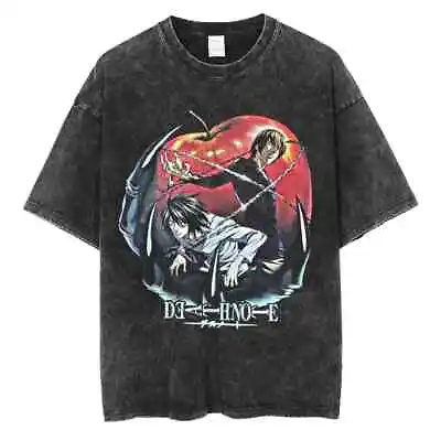 Buy Death Note Washed Oversized T-Shirt  Unisex • 26.14£