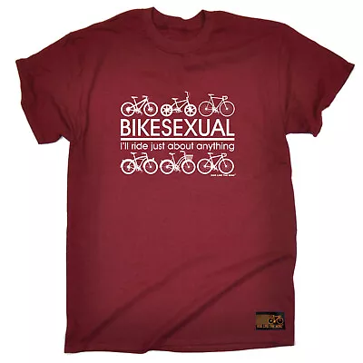 Buy Cycling RLTW Bikesexual - Mens Funny Novelty Top Gift T Shirt T-Shirt Tshirts • 12.95£