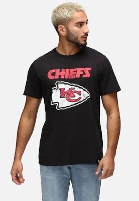Buy Recovered NFL Men Cotton T-Shirt Kansas City Chiefs Football Casual Pullover Tee • 19.99£