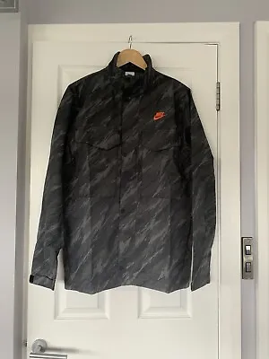 Buy Nike Essentials Black Grey Camo Woven M65 Jacket  Size XL -  RRP £89.99 • 48£