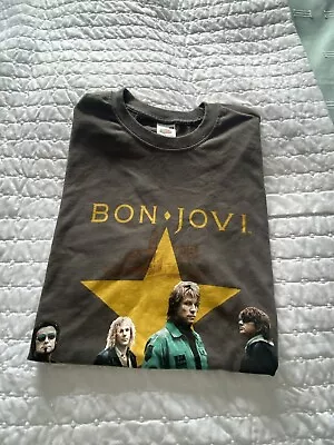 Buy Jon Bon Jovi No I Tour T Shirt 2008 New • 19£