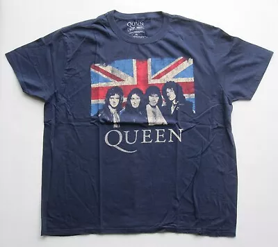 Buy Queen Union Jack Official Merch Cotton T-Shirt 2015 (Extra Large) XL • 24.95£