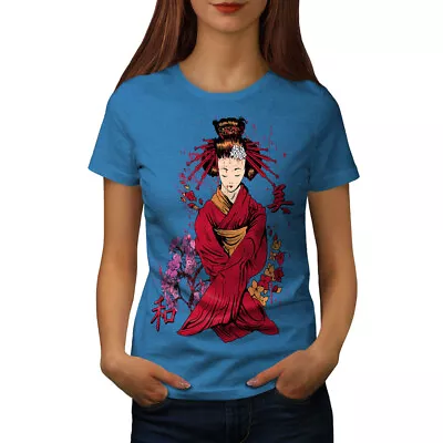 Buy Wellcoda Classic Girl Doll Womens T-shirt, Japan Casual Design Printed Tee • 15.99£