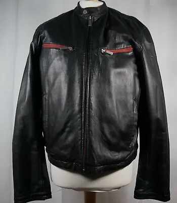 Buy Vintage  Hard Rock Cafe Leather Jacket Black • 85£