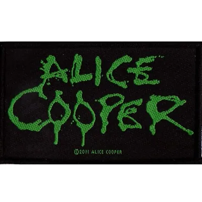Buy Alice Cooper Green Logo Patch Official Rock Band Merch • 5.69£