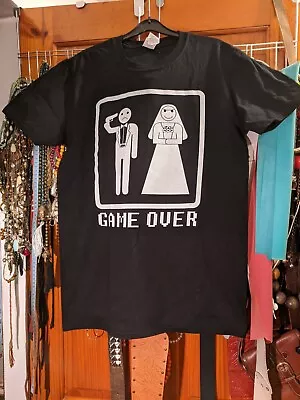 Buy Game Over Funny T-Shirt Size M  • 9.99£