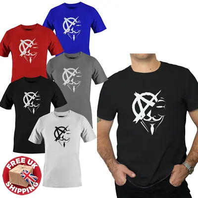 Buy ANONYMOUS ANARCHY CONSPIRACY T-Shirt Chaos  Tribute T-shirt Anti Establishment • 9.99£