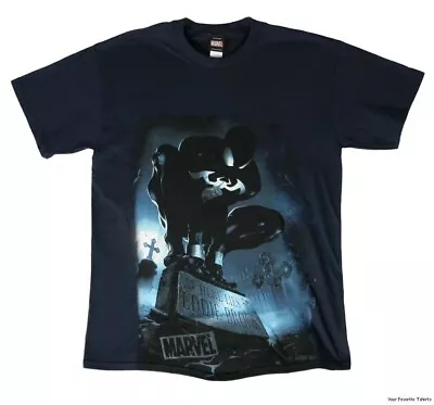 Buy Officially Licensed Spider-man Venom Sepulcher Blue Glow In The Dark T-shirt • 19.99£
