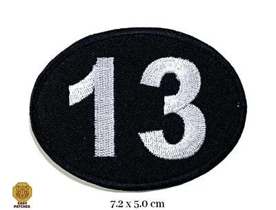 Buy Lucky 13 Biker Group Embroidered Iron On Patch Sew On Badge • 2.19£