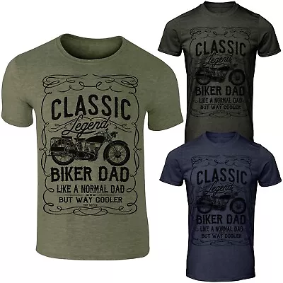 Buy Fathers Day T Shirt,Biker Dad,biker Gift, Motorbike Cafe Racer,legend Free P&P • 11.99£