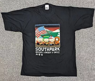 Buy Vintage 90s South Park Movie Bigger Longer And Uncut Promo T-shirt XL 1999 • 65£