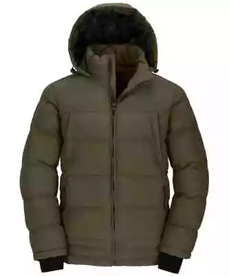 Buy Wantdo Mens Winter Warm Puffer Jacket Military Style Army Green Size Xl • 29.99£