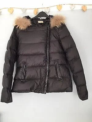Buy La P’tite Etoile Paris Black Jacket Coat Down Feather Padding Light XL App UK 12 • 7.99£