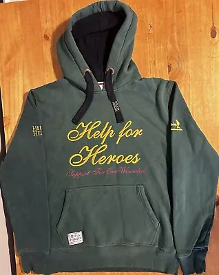 Buy Help For Heroes Men's Green Hoodie/ Sweatshirt. Size UK Medium, Pit To Pit: 52cm • 20£