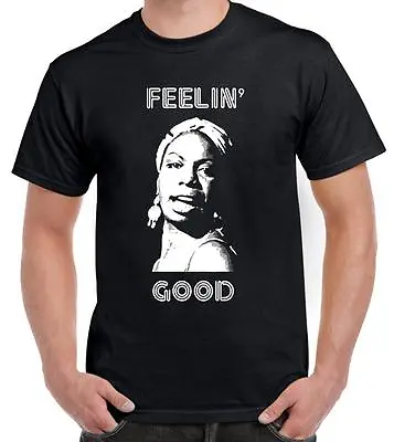 Buy Nina Simone Feelin' Good Men's T-Shirt - Jazz Soul Blues Legend • 12.95£