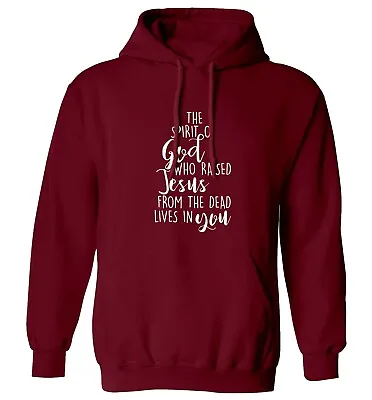 Buy The Spirit Of God,  Hoodie / Sweater Religious Bible Quote Christian Jesus 3489 • 25.95£