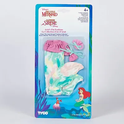 Buy MOC 1991 Tyco Disney The Little Mermaid Ariel Fin Fashions Outfit Turqoise • 35£