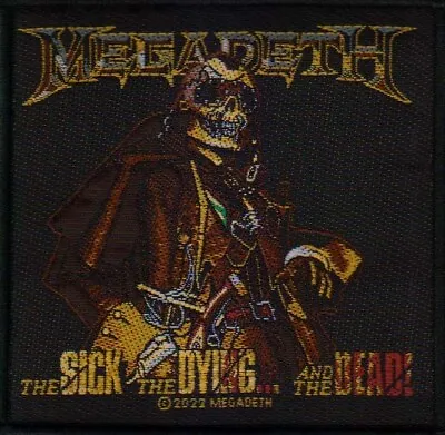 Buy Megadeth The Sick The Dying And The Dead Patch Thrash Metal Official Band Merch • 5.69£