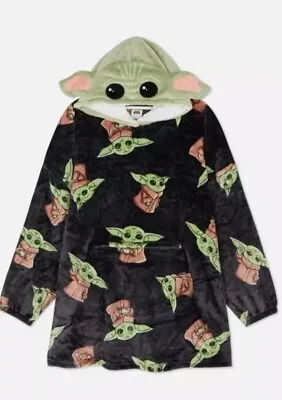 Buy Star Wars Baby Yoda Grogu SNUDDIE TO GO Hooded Oversized Blanket Hoodie One Size • 35£