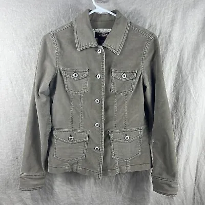 Buy Vanity Jeans Women's Light Brown Corduroy Button Up Casual Jacket Size Small • 16.19£
