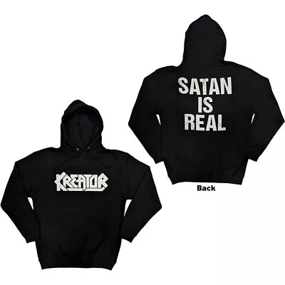 Buy Kreator 'Satan Is Real' Pullover Hoodie - NEW • 32.99£