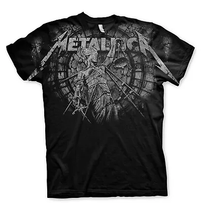 Buy Metallica And Justice For All With Backprint Official Tee T-Shirt Mens Unisex • 25.70£