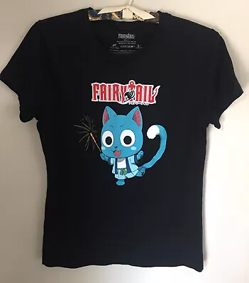 Buy Anime Character FAIRY TAIL Sz S Top T Shirt Tokyo TV  Black~Cotton EXCELLENT • 13.03£