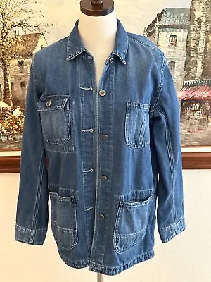 Buy Orvis Women's Denim Chore Button Front Long Sleeved Jacket/Pockets Size Small • 23.65£