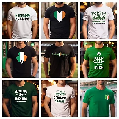 Buy Ireland T Shirt Grandad Husband Dad St Patrick's Day Christmas Birthday Gift Top • 13.99£