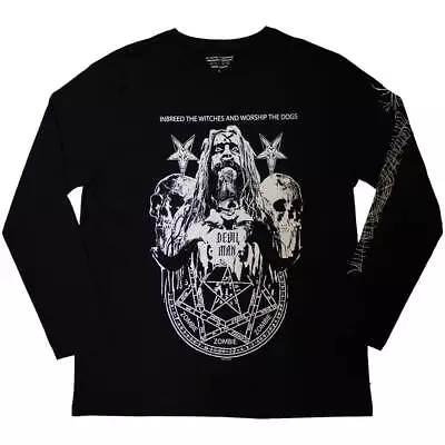 Buy Rob Zombie 'Devil Man' Long Sleeve T Shirt - NEW • 21.99£
