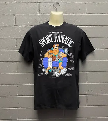 Buy Vintage Flintstones Hanna-Barbera T Shirt Funny Graphic T Sports Fan 1996 Rare • 34.78£