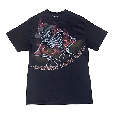 Buy Vintage Pantera Cowboys From Hell Tee Black T-Shirt Double Sided Medium 2006 • 44.99£