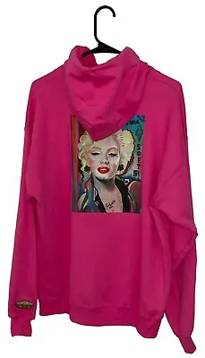 Buy Kandykorn X Slimyburger - Hot Pink Or Purple Hoodie W/ Marilyn Monroe On Back Xo • 75.60£