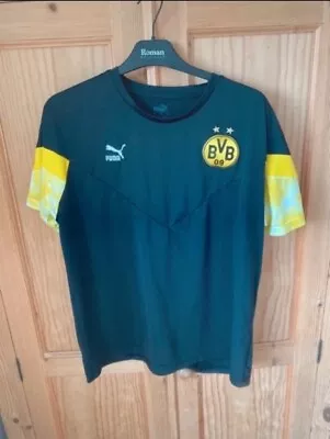 Buy PUMA T-Shirt Crew Neck Polo Borussia Dortmund Size L • 7£