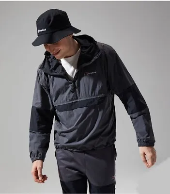 Buy Berghaus Mens Urban Co-ord Wind Jacket | Grey - Jet Black | Size L • 58.65£