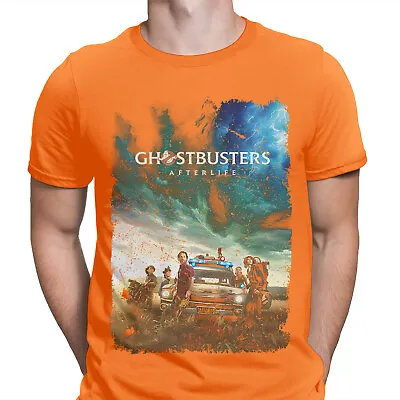 Buy Halloween T-Shirt Ghostbusters Afterlife Movie Poster Spooky Mens T Shirts #HD3 • 6.99£