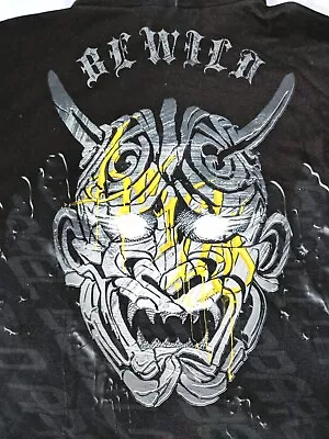 Buy Unique Hoodie - Devil / Demon / Graffiti / Streetwear - Black/Yellow - Size XL  • 45£